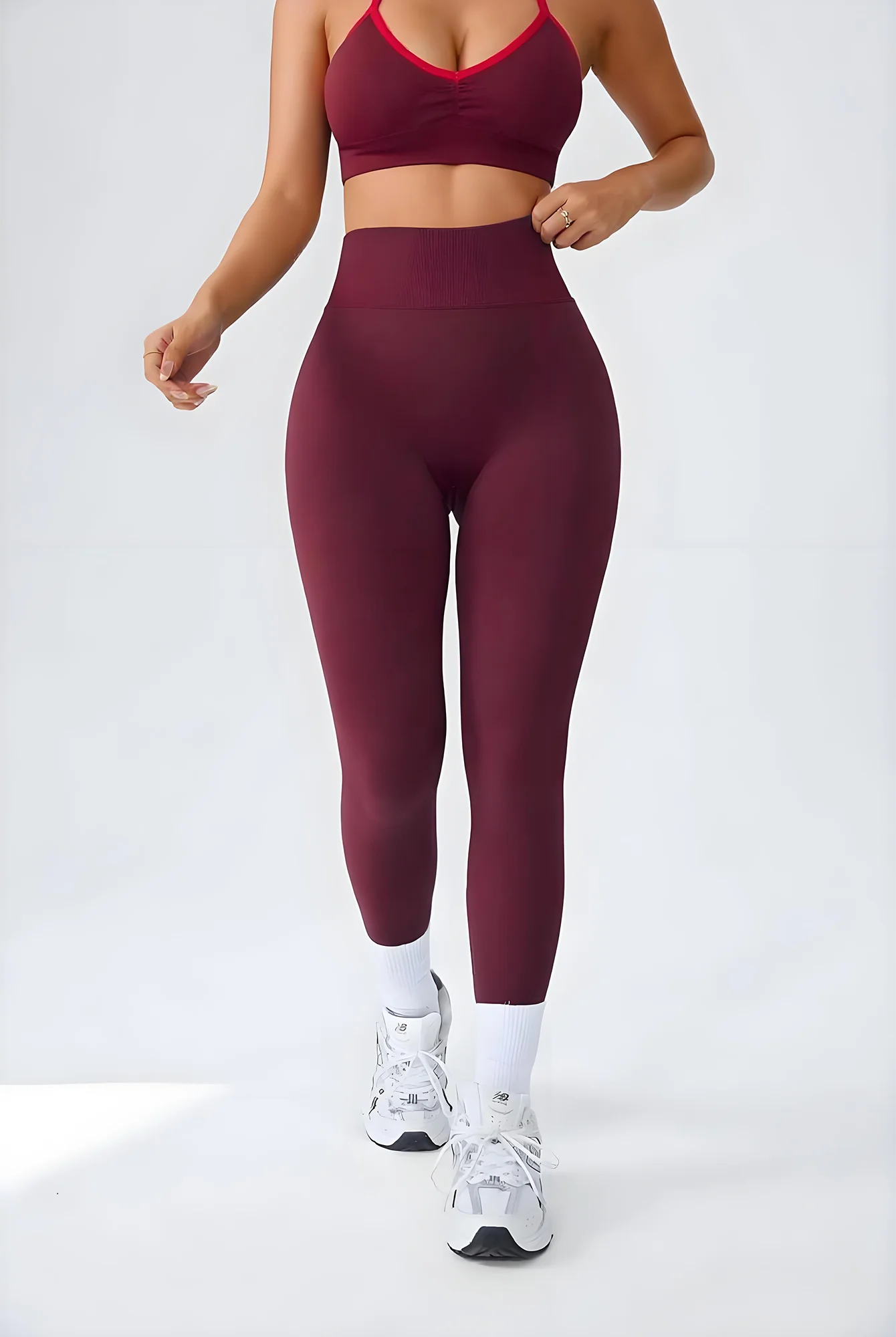 Women’s Seamless Vest and Leggings Yoga Set