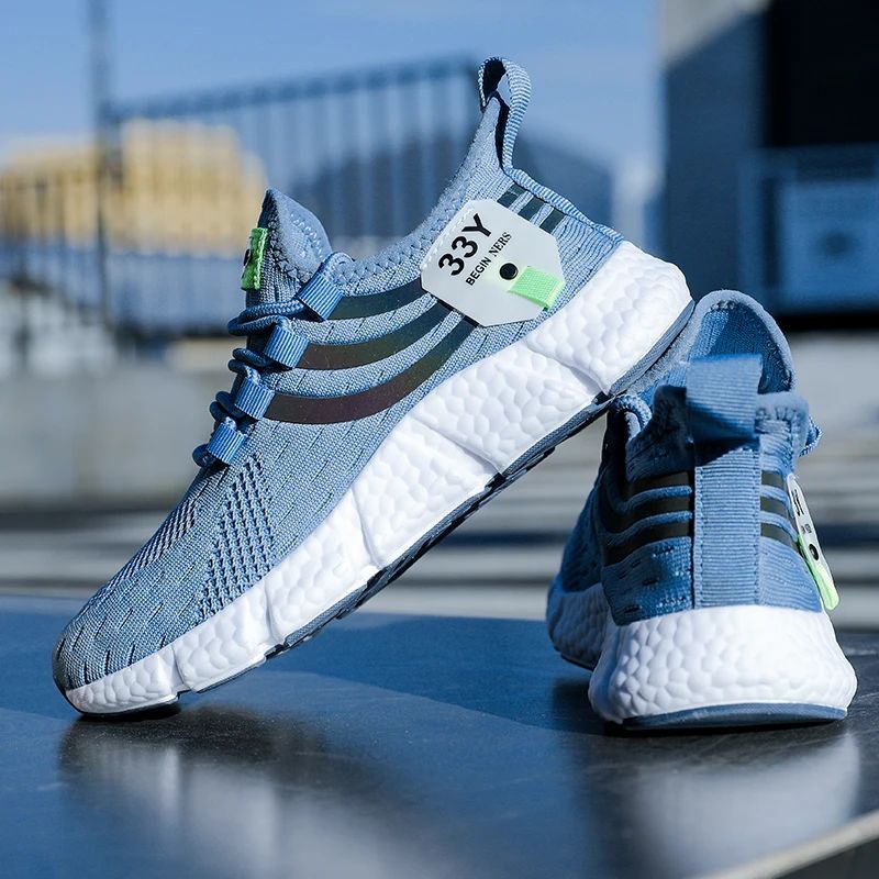 Men’s Breathable Running Sneakers – Lightweight Walking Shoes (Summer)