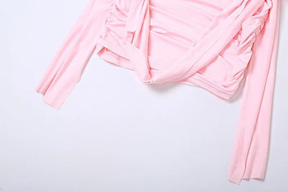 Women’s Pleated Mini Dress – Slim Fit, High Waist, Casual Autumn Bodycon Dress 2026