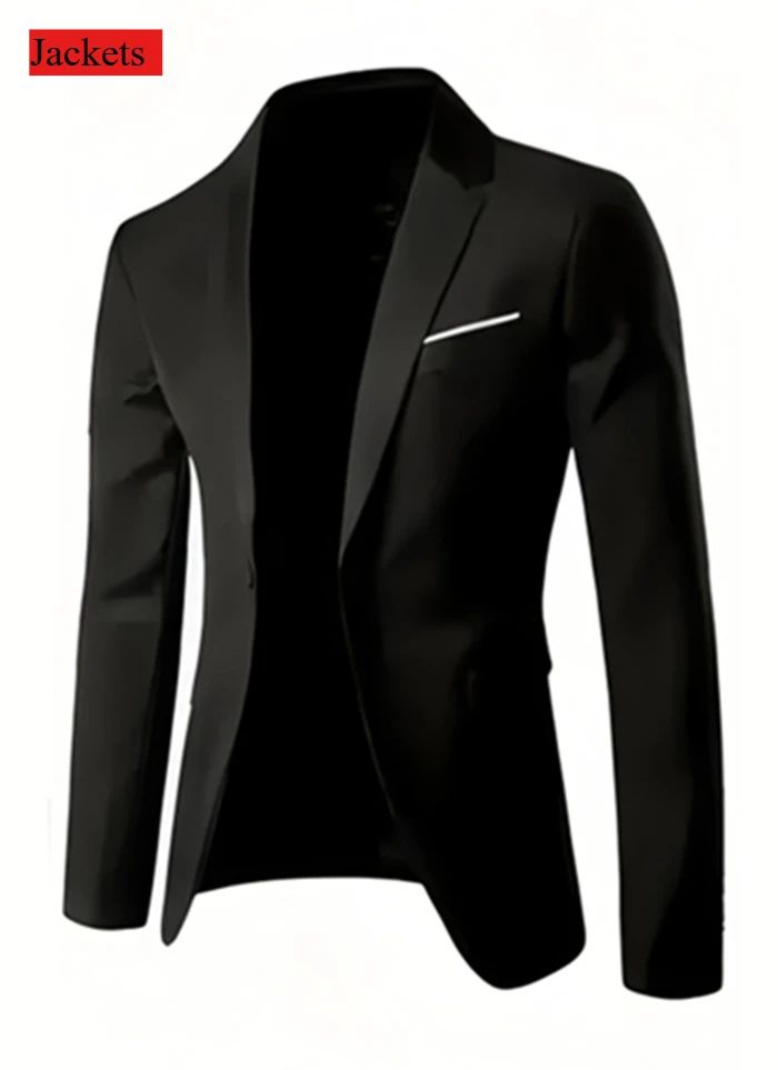 Men's Slim Fit 3-Piece Tuxedo Suit - Elegant Formal Set