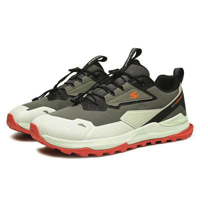 Unisex Hiking Shoes – Elastic Lace Non‑Slip Outdoor Sneakers