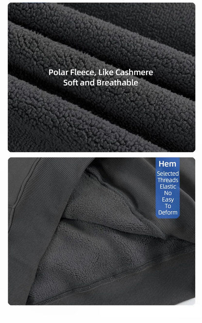 480gsm heavy cotton hoodie with velvet lining, thick fleece pullover unisex