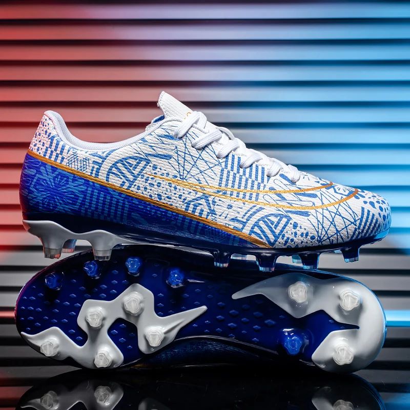 Unisex Adult Football Boots – Low-Cut Long Studs, Anti-Slip