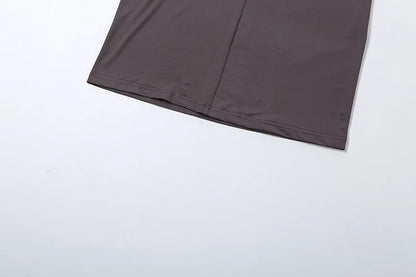 Women’s Pleated Patchwork Maxi Dress – High Waist, Long Sleeve, Slim Fit Party Dress