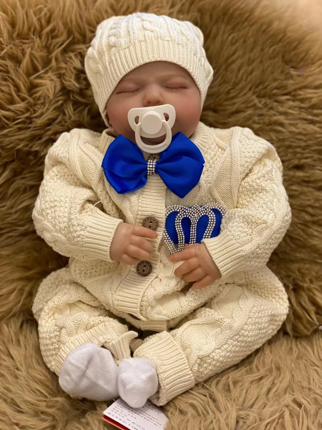 Crochet Baby Romper and Bonnet Welcome Home Set