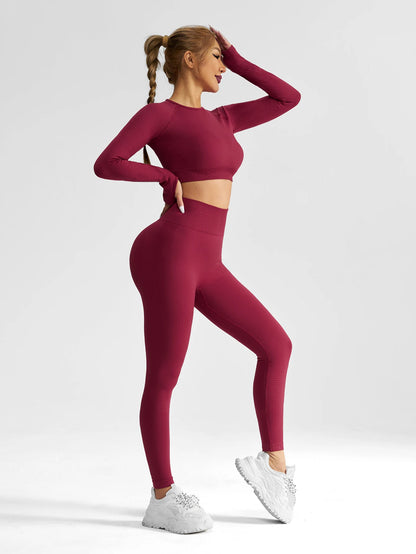 Women’s Seamless Two-Piece Yoga Tracksuit
