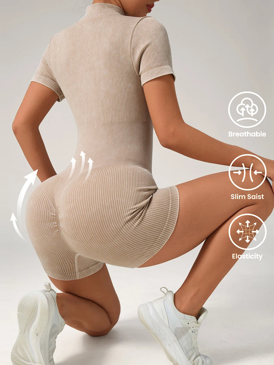 Women’s Seamless Sculpting Fitness Bodysuit