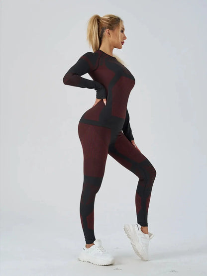 Women’s Tie-Dye Seamless Yoga Tracksuit