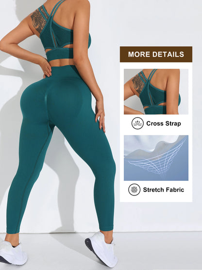 Women’s Seamless Two-Piece Yoga Tracksuit