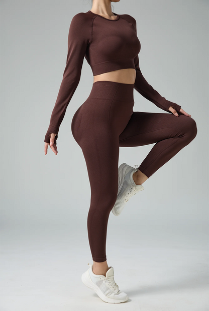Women’s Seamless High-Waist Yoga Set