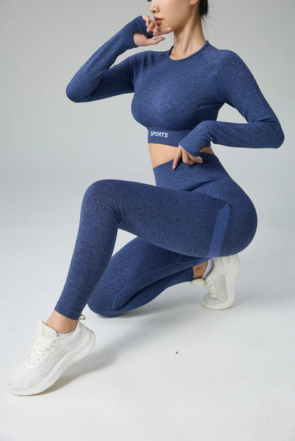 Women’s Seamless High-Waist Yoga Set