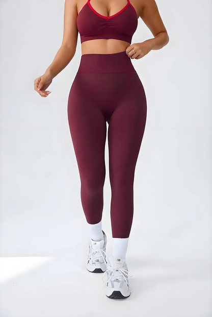 Women’s Seamless Vest and Leggings Yoga Set