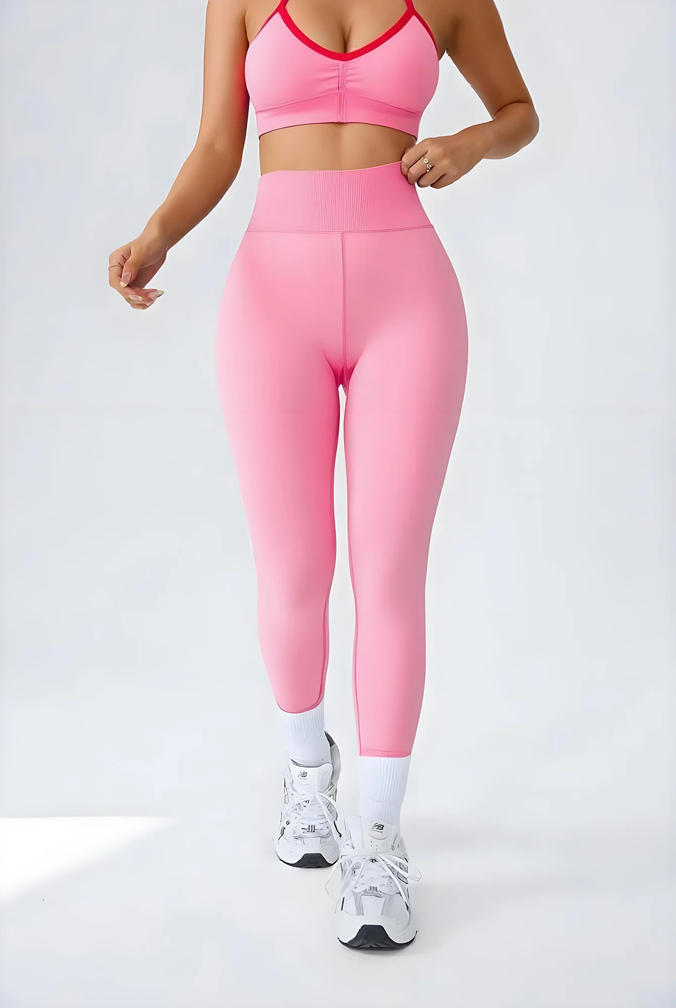 Women’s Seamless Vest and Leggings Yoga Set
