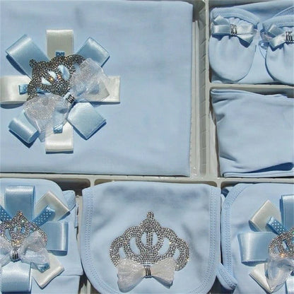 2026 Pearly Crown Newborn Romper and 10-Piece Gift Set