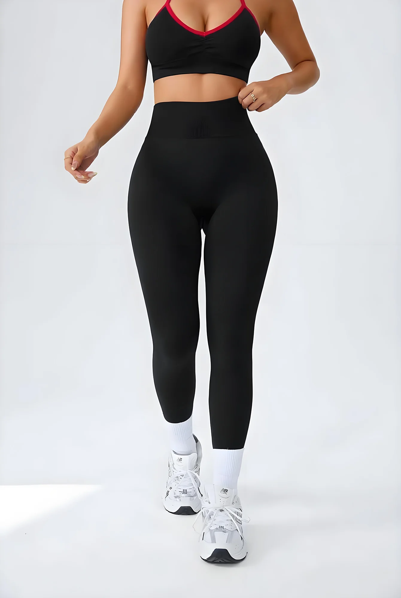Women’s Seamless Vest and Leggings Yoga Set