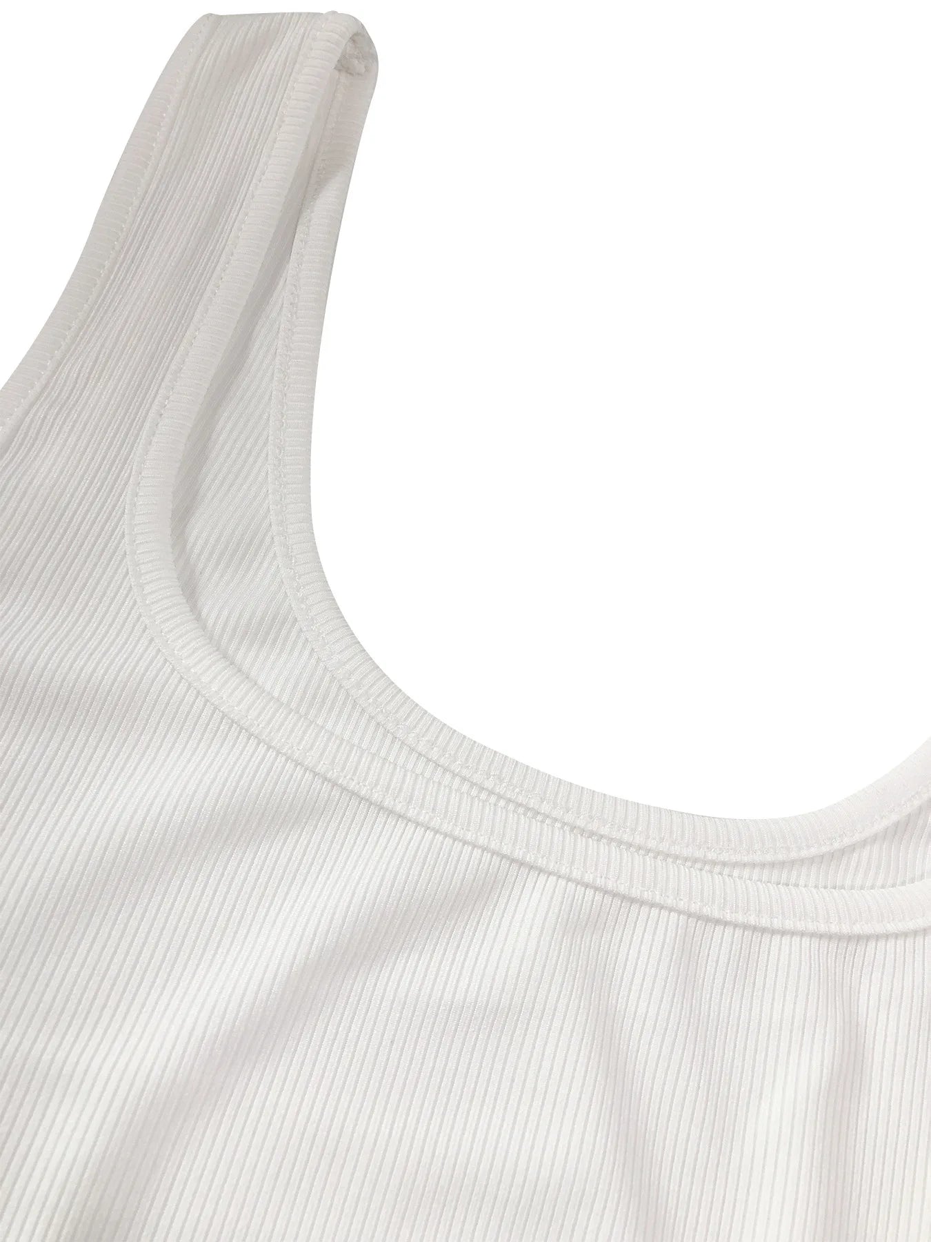 Women’s Sleeveless O-Neck Ruffle Mini Dress