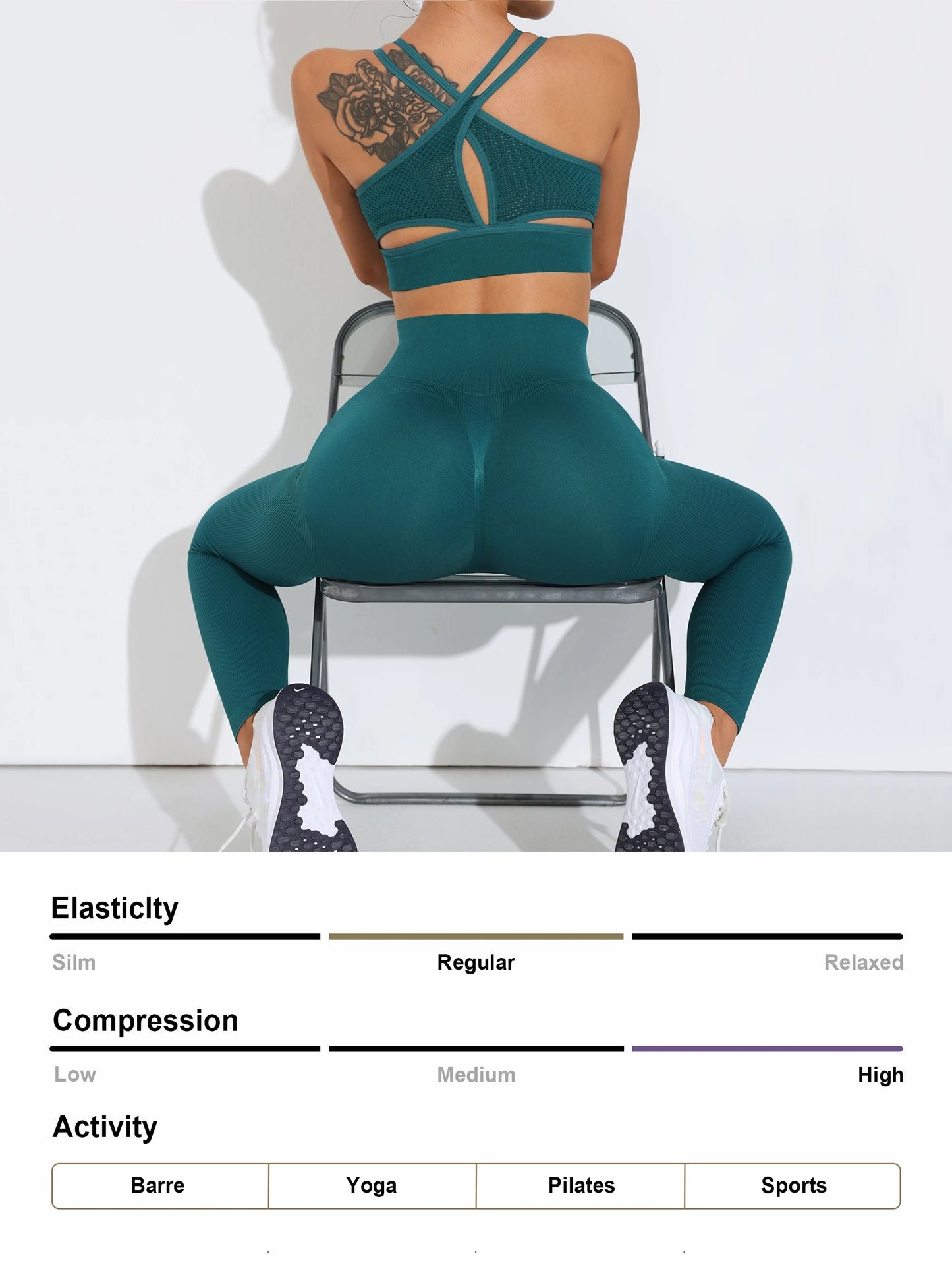 Women’s Seamless Two-Piece Yoga Tracksuit