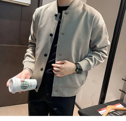 2026 Men's Autumn Baseball Jacket – Casual Windbreaker Lightweight Coat