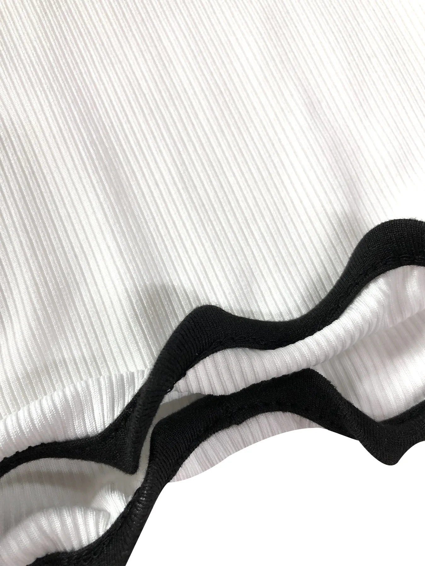 Women’s Sleeveless O-Neck Ruffle Mini Dress