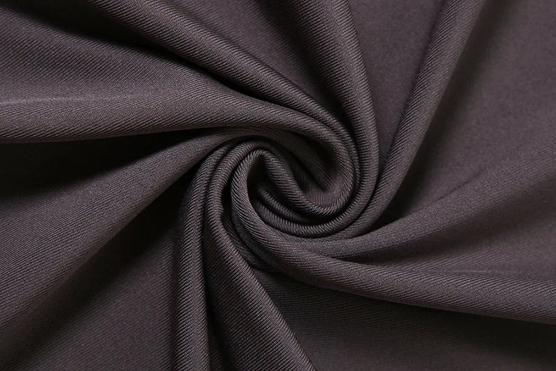 Women’s Pleated Patchwork Maxi Dress – High Waist, Long Sleeve, Slim Fit Party Dress